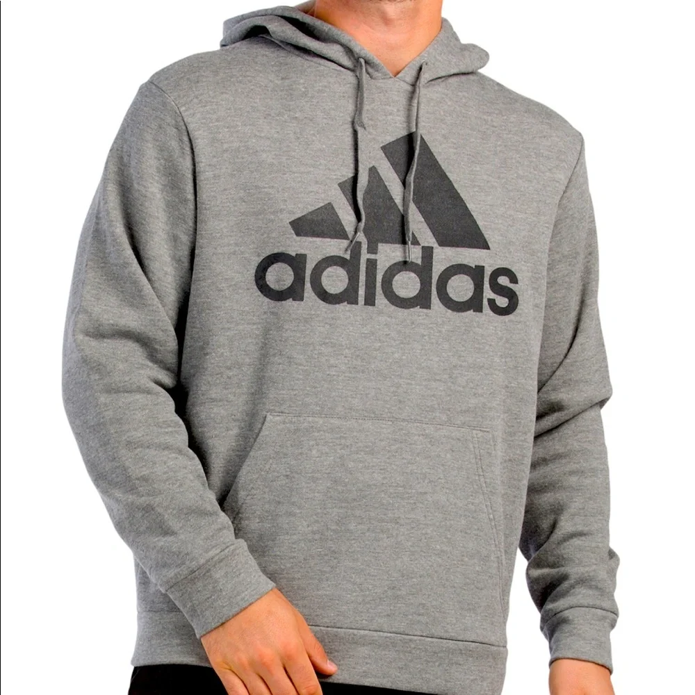 ๐๐ Adidas X-Large Mens New Never Worn Adidas Gray Hoodie - Picture 1 of 2